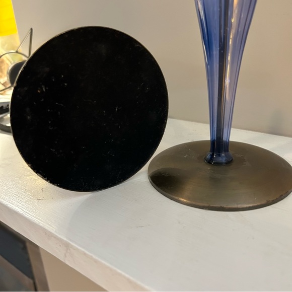 BUNDLE - Set of 2 - Unique Vintage Tea Light Candle holder’s Lovely Colours - Picture 15 of 15